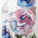 watercolor on paper - ON SALE - 10x20cm