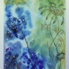 watercolor on paper - ON SALE - 12x25cm